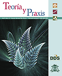 Imagen de portada de la revista Teoría y Praxis