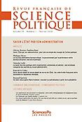Imagen de portada de la revista Revue française de science politique