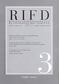 Imagen de portada de la revista Rivista internazionale di filosofia del diritto