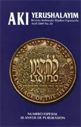 Imagen de portada de la revista AKI YERUSHALAYIM