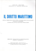 Imagen de portada de la revista Diritto marittimo