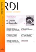 Imagen de portada de la revista Revue de droit immobilier
