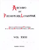 Imagen de portada de la revista Archivo de prehistoria levantina