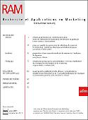 Imagen de portada de la revista Recherche et applications en marketing