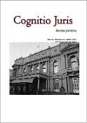 Imagen de portada de la revista Cognitio Juris