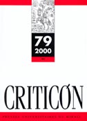 Imagen de portada de la revista Criticón