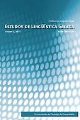 Imagen de portada de la revista Estudos de lingüística galega