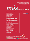 Imagen de portada de la revista Más dermatología