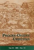 Imagen de portada de la revista Proche-Orient Chrétien