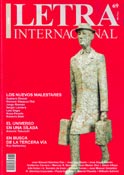 Imagen de portada de la revista Letra internacional