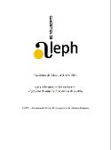 Imagen de portada de la revista Cuadernos de Aleph