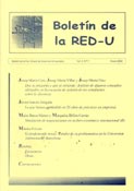 Imagen de portada de la revista Boletín de la RED-U