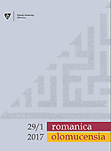 Imagen de portada de la revista Romanica Olomucensia
