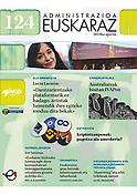 Imagen de portada de la revista Administrazioa euskaraz