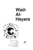 Imagen de portada de la revista Wad-al-Hayara