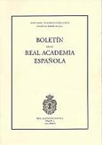 Imagen de portada de la revista Boletín de la Real Academia Española