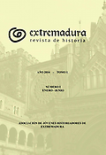 Imagen de portada de la revista Extremadura. Revista de historia