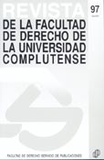 Imagen de portada de la revista Revista de la Facultad de Derecho de la Universidad Complutense