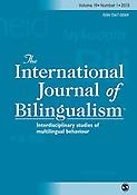 Imagen de portada de la revista International Journal of Bilingualism