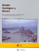 Imagen de portada de la revista Boletín geológico y minero