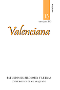 Imagen de portada de la revista Revista Valenciana, estudios de filosofía y letras