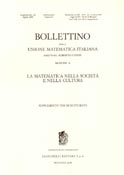 Imagen de portada de la revista Bollettino dell unione matematica italiana. Sezione A