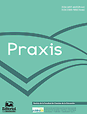 Imagen de portada de la revista Praxis