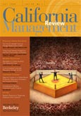 Imagen de portada de la revista California management review