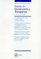 Imagen de portada de la revista Estudios de construcción y transportes