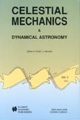 Imagen de portada de la revista Celestial mechanics and dynamical astronomy