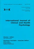 Imagen de portada de la revista Revista internacional de psicología clínica y de la salud = International journal of clinical and health psychology