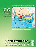Imagen de portada de la revista Cuaternario y geomorfología