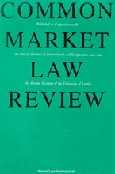Imagen de portada de la revista Common market law review
