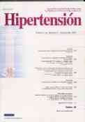 Imagen de portada de la revista Hipertensión y riesgo vascular