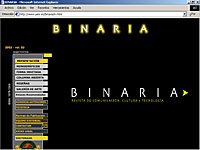 Imagen de portada de la revista Binaria