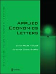 Imagen de portada de la revista Applied economics letters