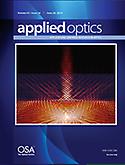Imagen de portada de la revista Applied optics
