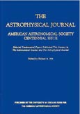 Imagen de portada de la revista Astrophysical journal