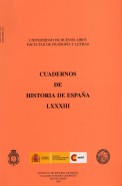 Imagen de portada de la revista Cuadernos de historia de España