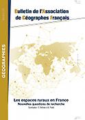 Imagen de portada de la revista Bulletin de l'Association de géographes francais
