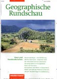 Imagen de portada de la revista Geographische Rundschau