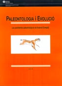 Imagen de portada de la revista Paleontologia i evolució