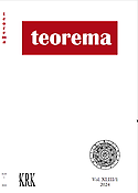 Imagen de portada de la revista Teorema