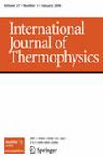 Imagen de portada de la revista International Journal of thermophysics
