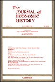 Imagen de portada de la revista Journal of economic history