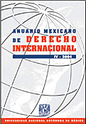 Imagen de portada de la revista Anuario Mexicano de Derecho Internacional