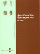 Imagen de portada de la revista Acta botánica barcinonensia