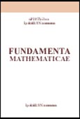 Imagen de portada de la revista Fundamenta mathematicae