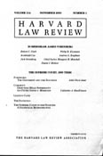 Imagen de portada de la revista Harvard law review