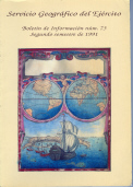 Imagen de portada de la revista Boletín de información del Servicio Geográfico del Ejército